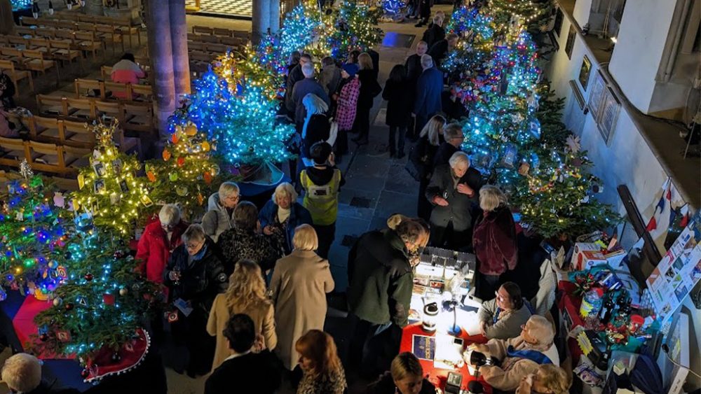 The Christmas Tree Festival at St Paul's Church in 2023