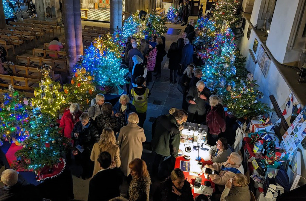 The Christmas Tree Festival at St Paul's Church in 2023