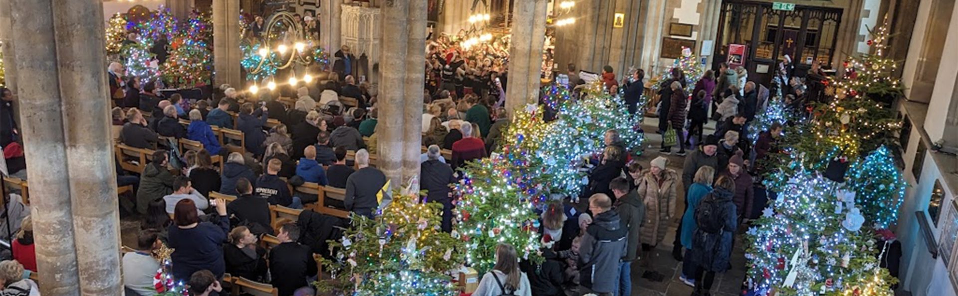 Christmas Tree Festival at St Paul's Church in 2024 SLIDER